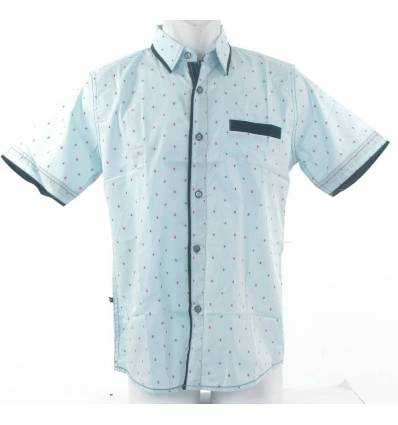 Kemeja Cowok  Lengan Pendek Topten