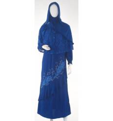 Longdress + Jilbab Muslim Cewek YIMEI