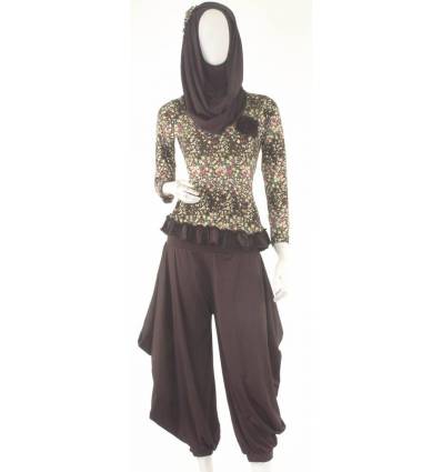 Setelan Muslim + Jilbab Cewek ARTHA ESTUARY