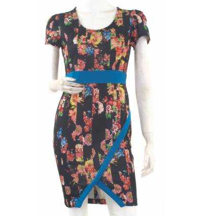 Dress Cewek Lengan Pendek RASPBERRY