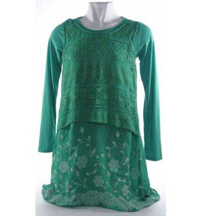 Dress Muslim Lengan Panjang Mixit All Size