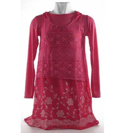 Dress Muslim Lengan Panjang Mixit All Size